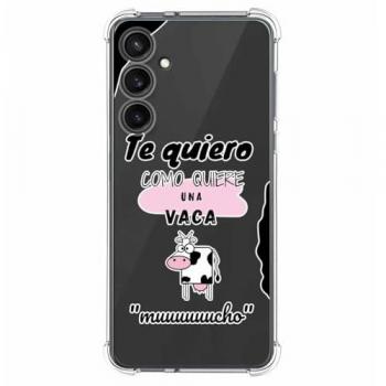 Funda Silicona Antigolpes Diseño Vaca para Samsung Galaxy S23 FE 5G