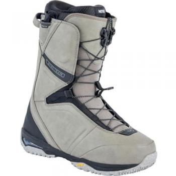 Nitro Team TLS 2024 Botas Snowboard marrón, Botas de snowboard para hombre, sistema de cordones rápidos, diseño all mountain freeride freestyle, talla MP 27.5 // EU 42 // US 9.5