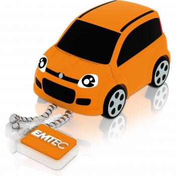Emtec F102 Fiat Panda - Memoria USB 2.0, de 8 GB, naranja
