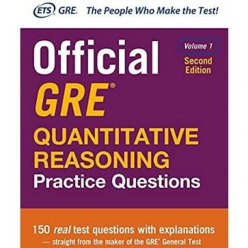 Official GRE Quantitative Reasoning Practice Questions, Second Edition, Volume 1