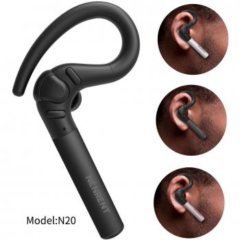 Auricular S580 con Bluetooth Nenrent, más tiempo de conversación hasta 12 - 15 horas, inalámbrico con Bluetooth y con micrófono para llamadas y manos libres; para iPhone, iPad Samsung Galaxy, LG, HTC