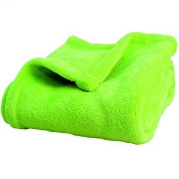 Manta de Microfibra Microlon 75x100 cm Verde Anis - DOMIVA