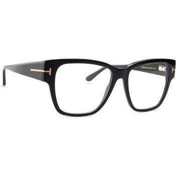 Tom Ford FT5745-B 001 Optical Glasses, Black, Unisex, Size: 54 MM, Blue Light Filter