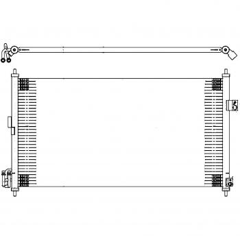 BEHR HELLA SERVICE 8FC 351 302-251 Condensador, aire acondicionado