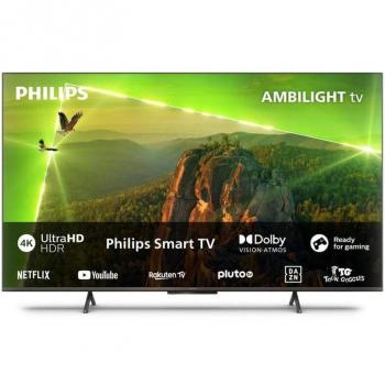 Philips 65PUS8118/12 65 Ultra HD 4K LED Smart TV con Ambilight de 3 lados, HDR10+/HDR10, Dolby Vision, Pixel Ultra HD