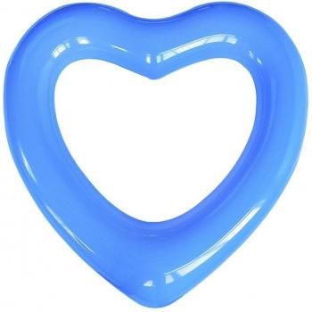 Colchoneta hinchable en forma de corazón DAM 105 cm - Medidas: 105x105x15 cm