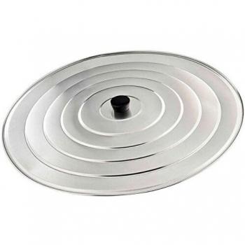 La Valenciana 75494 Tapa Aluminio Lisa Ø60CM VAELLO, Metal, Neutro, 60 cm