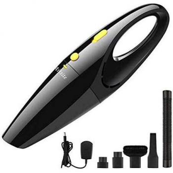 Aitsite Aspirador de Mano inalámbrico 120 vatios Aspirador portátil de Gran Alcance Aspirador Mojado y seco de Mano Mini con batería Recargable
