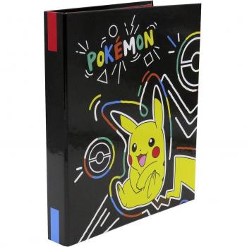 Carpeta 4 Anillas Pokémon Colorful A4 Pikachu 27x32x4 cm