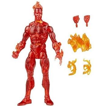 Marvel Legends Retro Collection Human Torch Action Figure - 15 cm, Fantastic Four Series