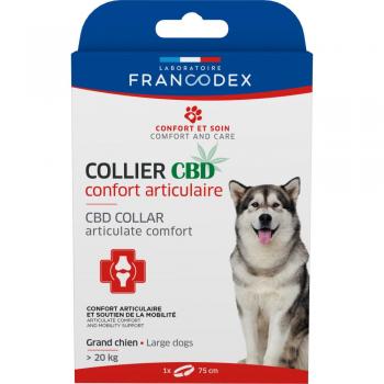 Francodex Collar Confort Articular con CBD para Perros Grandes 75 cm