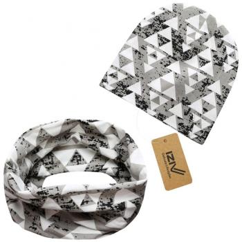 iZiv Bebé Niño Niña Gorras Bebé Niños Bufanda del Algodón Pañuelos con Algódon Suave Sombrero de Punto Unisex 0-2 años