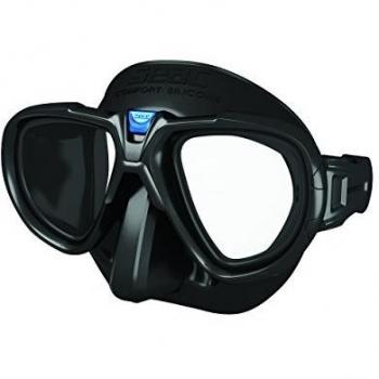 SEAC Fox Máscara, Unisex, Negro-Azul Metal, No Talla