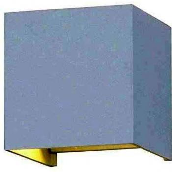 Lampada de pared cuadrada LED COB 6W IP65 blanca 4000K V-TAC VT-759