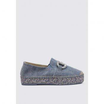 Alpargatas Viguera 2114 Azul Esparto Plano - Comodidad y Estilo Garantizados, Talla 39