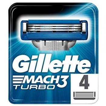 Gillette Recambio Mach3 Turbo 4 Unidades
