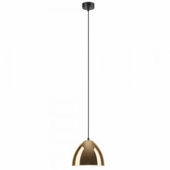 Lámpara de Suspensión Mia, Metal Dorado, 105x19x19 cm
