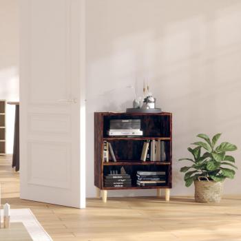 Aparador de madera contrachapada 57x35x70 cm, Mueble de Almacenaje de Salón, Armarios con Puertas, Cajón de Madera, Buffet para salón Moderno, Armario Auxiliar,