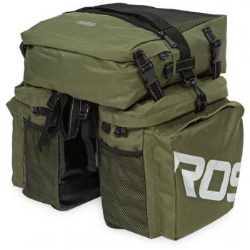 Life-Plus Roswheel 37L 3 en 1 Impermeable Bolsa de Bicicleta Sillín Alforjas Tija Sillín de Ciclismo Mutifunción Bolsas para Asiento Paquete, Verde