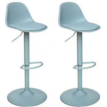 Set de 2 Taburetes de bar REGULABLES EN ALTURA CO