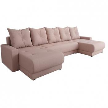Sofá rinconero Memphis 106, con función de descanso y caja de ropa de cama, medidas 290x135x82cm