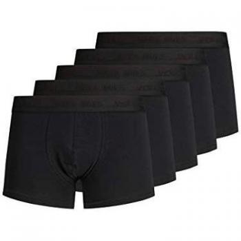 Jack & Jones Jactone In Tone 5-Pack Men's Boxer Shorts - Black - XXL