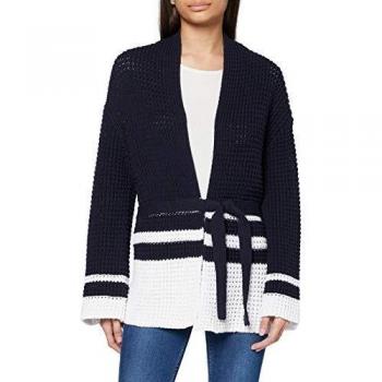 Oxbow M1pomelia - Cárdigan para Mujer, Mujer, Suéter cárdigan, OXV916238, Deep Marine, M