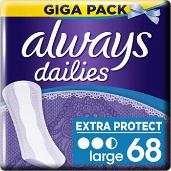 Always Dailies Protectores Diarios Extra Grandes con Fragancia Delicada - 68 Piezas