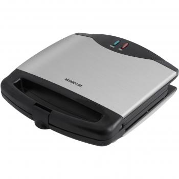 Inventum Panini grill 700W Negro, Acero inoxidable - Sandwichera