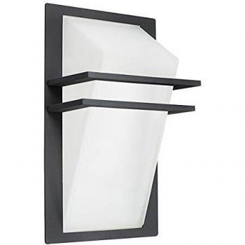 Aplique de pared exterior Eglo Park antracita 1 luz E27 IP44