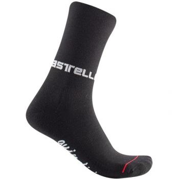 Calcetines de ciclismo Castelli Quindici Soft Merino Black S/M