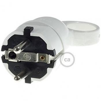 Spina Schuko Confort con anello 16A 250V Bianca - 10