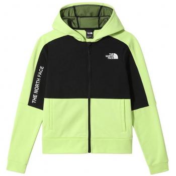 CHAQUETA THE NORTH FACE W MA FZ FLEECE SHARPGRN/TNFBLK