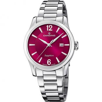 Reloj Candino para Mujer, Colección Lady Elegance Color Burdeos C4738/3