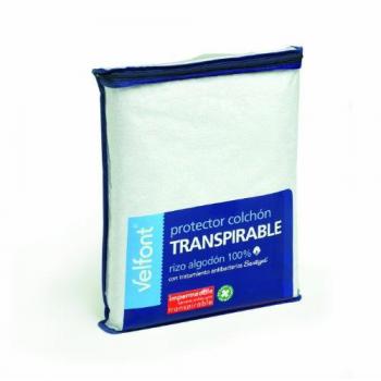 Protector de Colchón Impermeable y Transpirable 150 cm Velfont