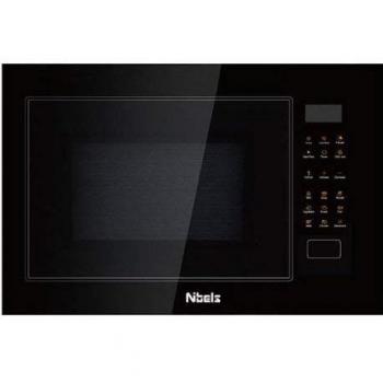 Microondas Integrable Nibels 25L 1200W con Grill y 8 Menús, Color Negro