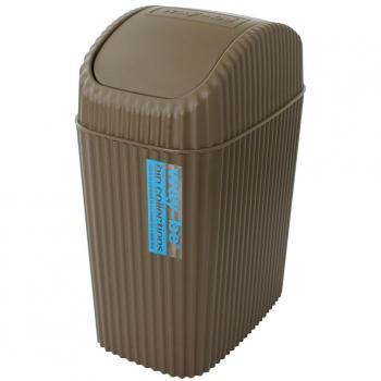 WAY-BE CESTO ORDENACION Multiuso con Tapa 2LT PLASTICO Marron 114x168x235MM 227892 - BR