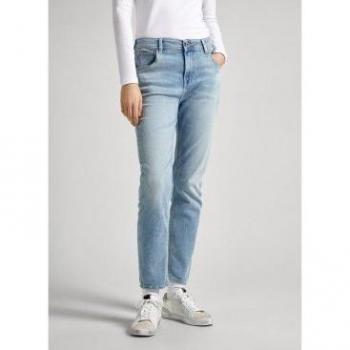 Jeans Tapered Hw azul de mujer Pepe Jeans