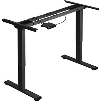 Estructura Eléctrica Ajustable en Altura Melville 110-168 x 60 x 70-119 cm - Mesa de Escritorio Moderna, Altura y Anchura Continuamente Ajustables