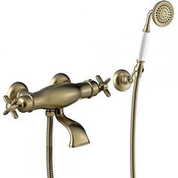 Bañera-ducha termostática Ducha de mano anticalcárea con soporte orientable. Flexo doble engatillado. Inversor integrado en el regulador de caudal.-24217409LV