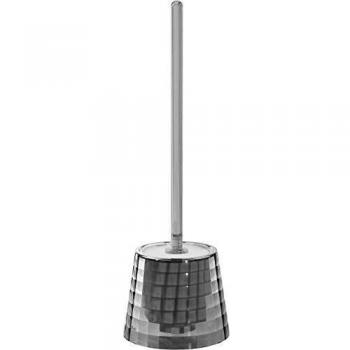 Gedy Glady Escobillero WC, Resina termoplástica, Antracita, 13,2x13,2x40,5