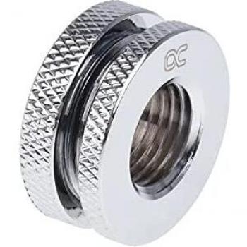 Conector de Refrigeración para Ordenador G1/4 - Corto - Cromado