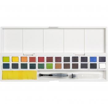 Caja de 24 pastillas de pinturas Inktense Derwent