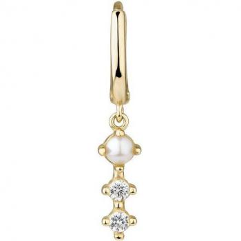 Ear Candy - Piercing aro Christine de plata bañado en oro 18k
