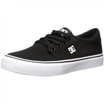 DC Shoes Trase TX Men's Sneakers - Black/White, Textile/Gum, EU 45