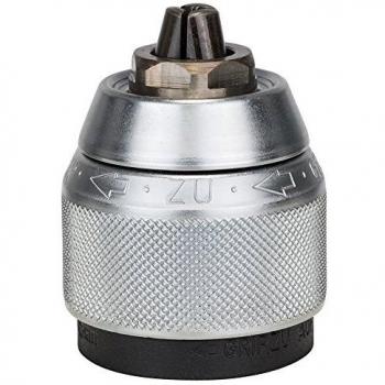 Bosch 2 608 572 149 - Portabrocas de sujeción rápida, cromado - 1,5 – 13 mm, 1/2 - 20