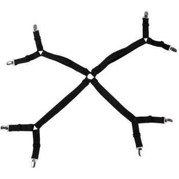 VORCOOL Ajustable Hoja de Cama De Pinzas de Tirantes Sujetadores Clips