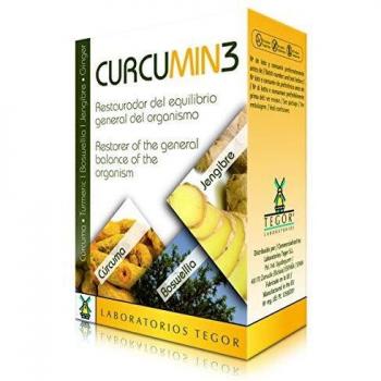 Curcumin 3 de Tegor - Paquete de 30 Comprimidos