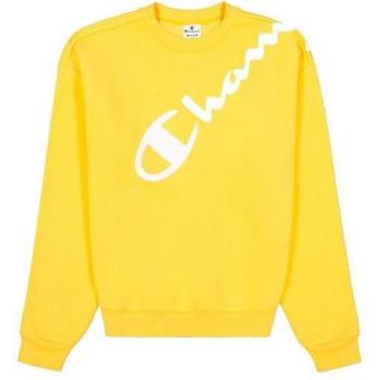 Sudadera Champion Legacy Cuello Caja Amarillo Mujer 115392-Ys121