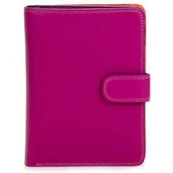 billetereo monedero de piel para mujer -mywalit - large wallet w/ zip purse - 229-75 - sangria multi